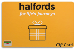 Halfords Gift Card